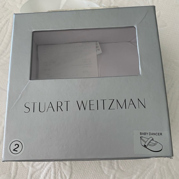 Stuart Weitzman Gold Flats - baby sz 2 - Picture 4 of 4